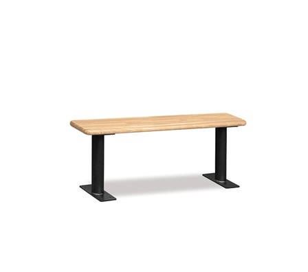 Salsbury Wood Locker Bench In Light