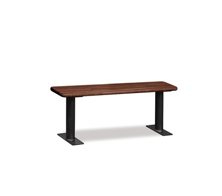 Salsbury  18 In. H X 48 In. W X 9.50 In. D Wood Locker Bench In Dark
