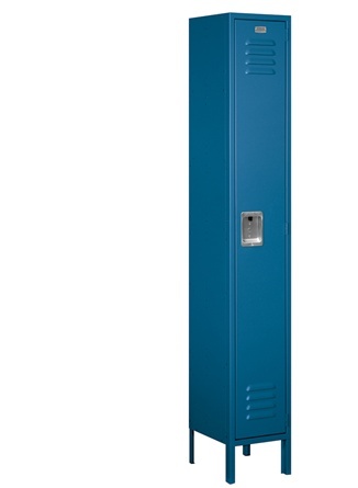 Salsbury  Standard Metal Locker Single Tier - Blue - Assembled
