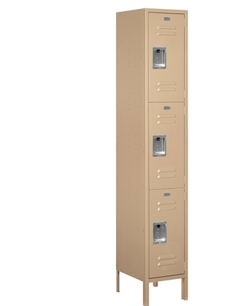 Salsbury  Extra Wide Standard Metal Locker Triple Tier