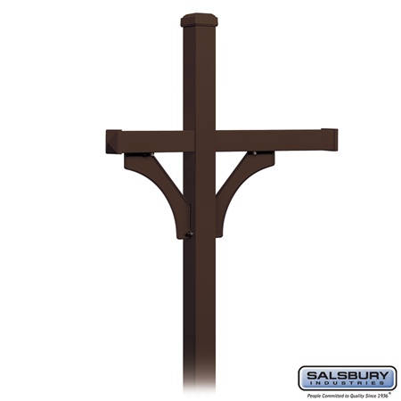 Salsbury 4873BRZ Deluxe Mailbox Post Bronze