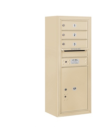 Salsbury Surface Mounted Enclosure For 3710 Single Column Unit - Sandstone