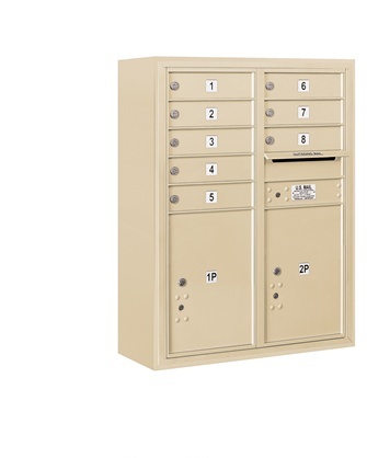 Salsbury Surface Mounted Enclosure For 3710 Double Column Unit - Sandstone