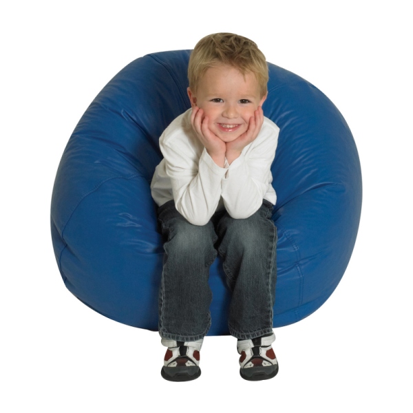 Picture of Childrens Factory Cf-610001 Round Bean Bag 26In Blue