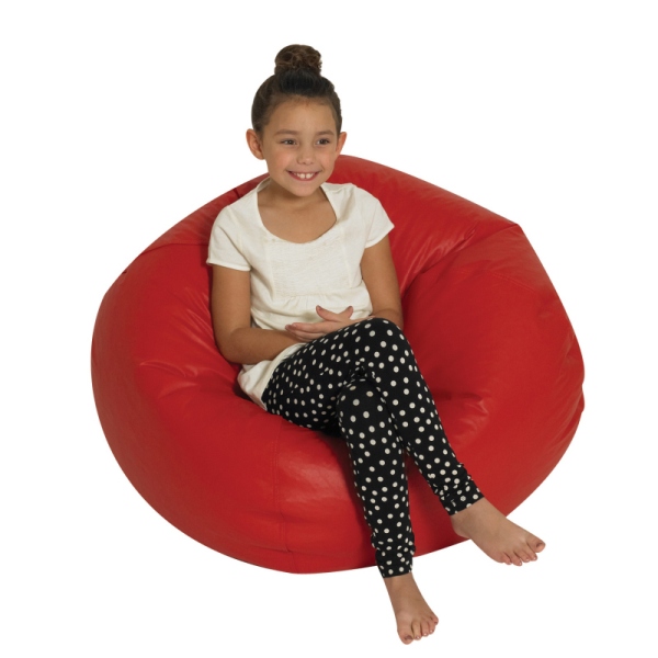 Picture of Childrens Factory Cf-610007 Round Bean Bag 35In Red