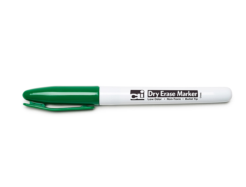 Picture of Charles Leonard CHL47325 12Ct Green Bullet Tip Dry Erase