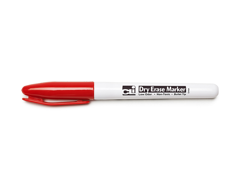 Picture of Charles Leonard CHL47330 12Ct Red Bullet Tip Dry Erase