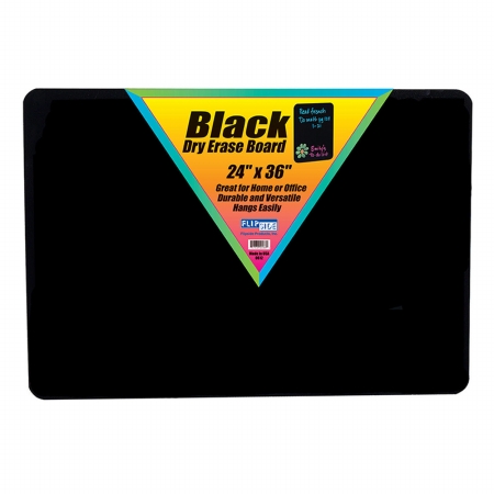 Picture of Flipside FLP40088 Black Dry Erase Board 24 X 36