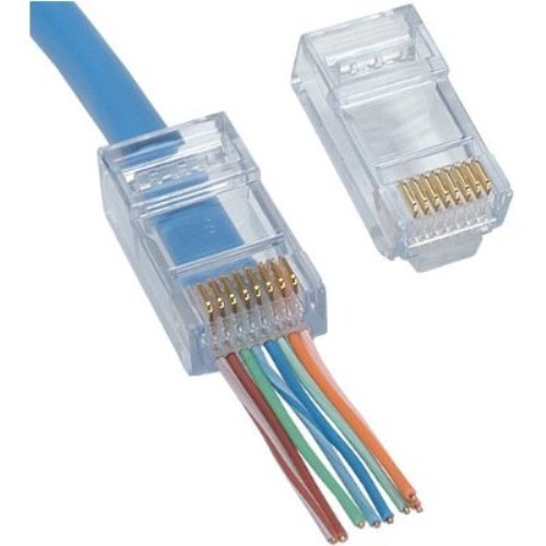 Platinum EZ-RJ45 Cat6 Connectors - Clear