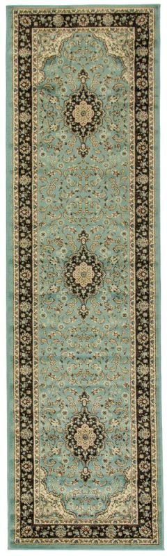 541064 Medallion Kashan Light Blue 3 ft. 11 in. X 5 ft. 3 in. - 54106 -  Well Woven