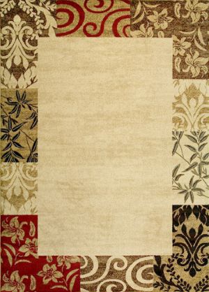 VANE WILLOW DAMASK BEIGE 2 ft. 3 in. x 9 ft. 6 in. Runner 54822
