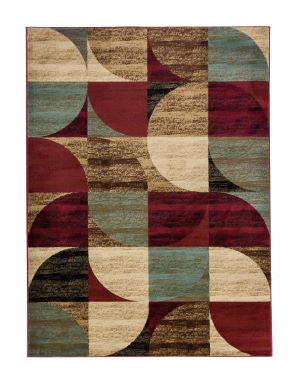 Bowery Art Deco Ivory 5 ft. 3 in. X 7 ft. 3 in. , 54252