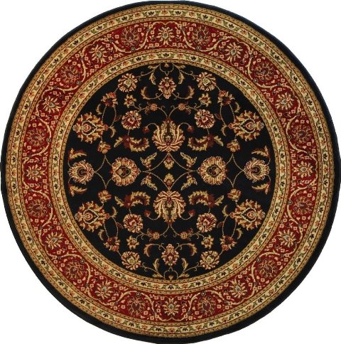 Sarouk Black 7 ft. 10 in. Round, 54933