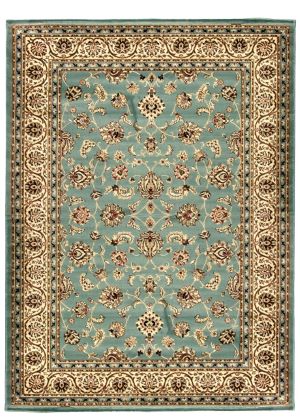 549366 Sarouk Light Blue 6 ft. 7 in. X 9 ft. 6 in. , 54936