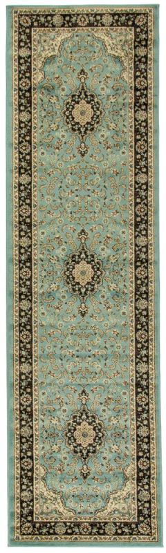 Medallion Kashan Light Blue 6 ft. 7 in. X 9 ft. 6 in. , 54106