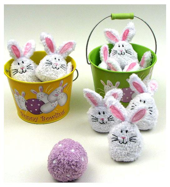 Picture of IWGAC 049-64906 Bowling Bunnies 2 assorted priced each