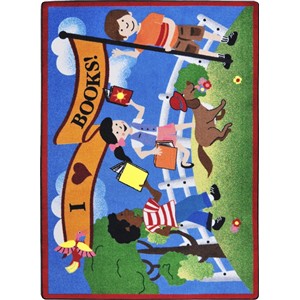 1787C Library Day Rug 5 ft. 4 in. x 7 ft. 8 in. - Multi