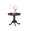 East West Furniture ANT-CAP-T Antique Table 36 in. Round with Cappuccino Finish East West Furniture ANT-CAP-T Antique Table 36 in. Round with Cappuccino Finish