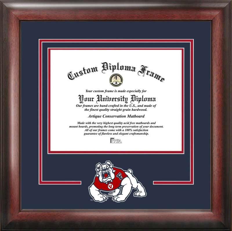 Picture of Campus Images CA920SD Cal State Fresno Spirit Diploma Frame