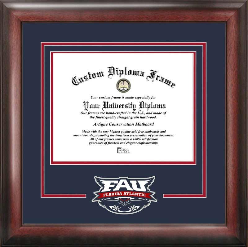 Picture of Campus Images FL986SD Florida Atlantic University Spirit Diploma Frame