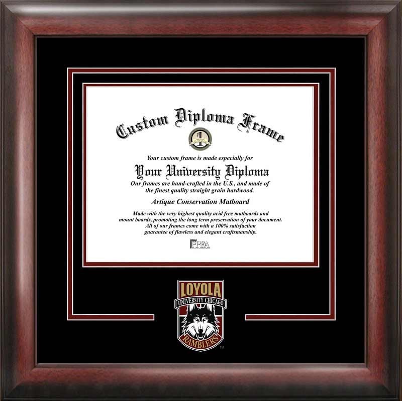 Picture of Campus Images IL970SD Loyola University Chicago Spirit Diploma Frame