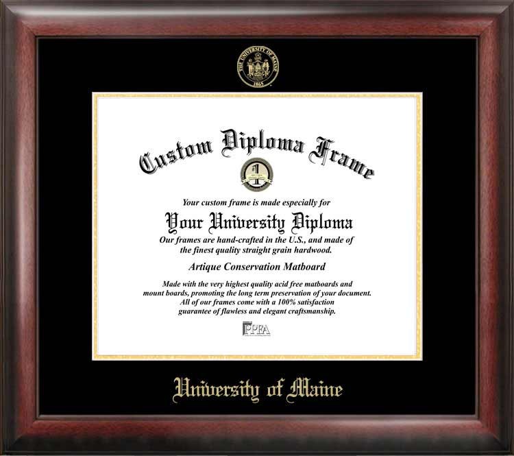 Picture of Campus Images ME999GED Maine University Gold Embossed Diploma Frame