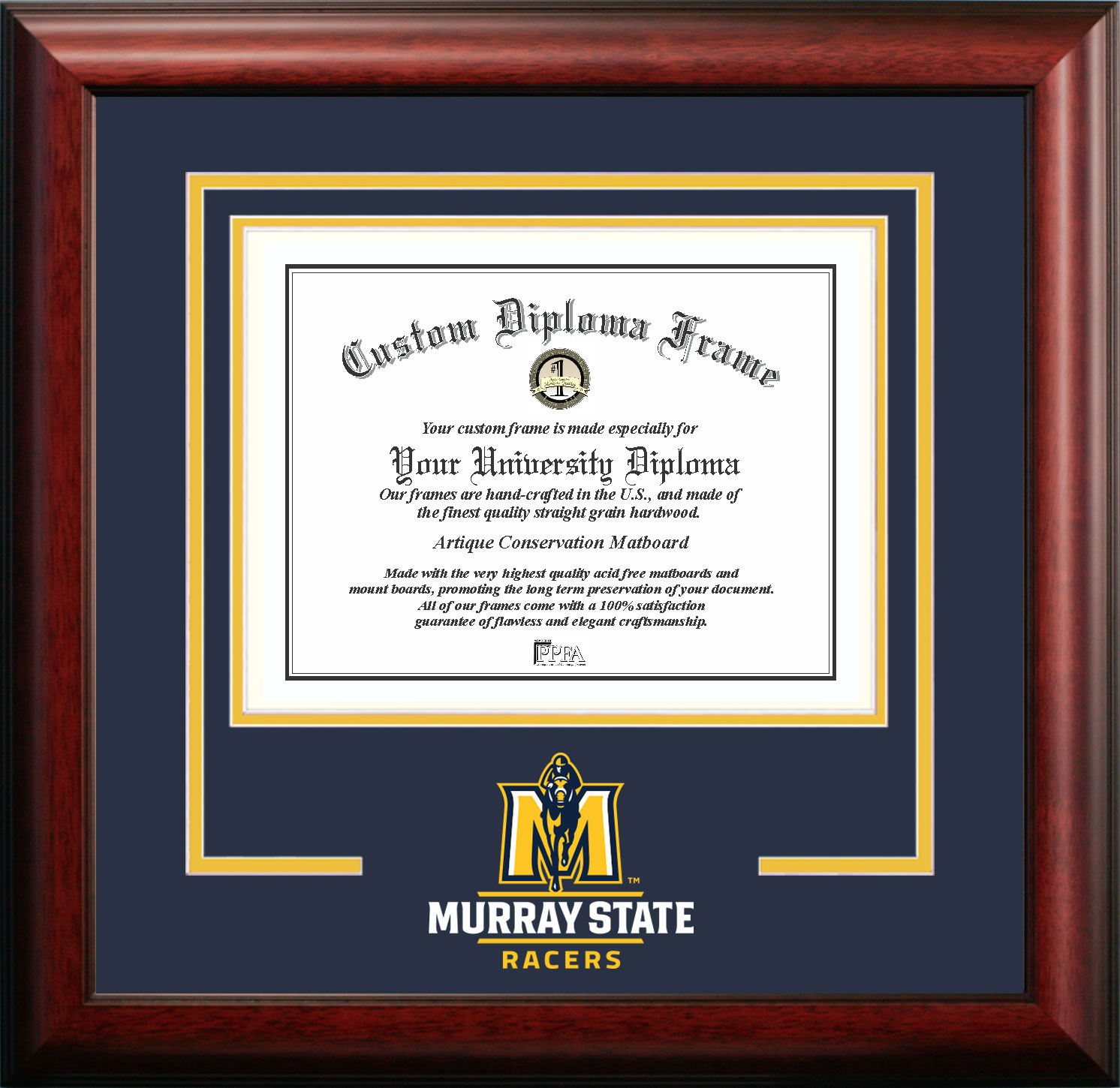Picture of Campus Images KY984SD Murray State University Spirit Diploma Frame