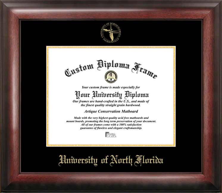 Picture of Campus Images FL993GED University of North Florida Gold Embossed Diploma Frame