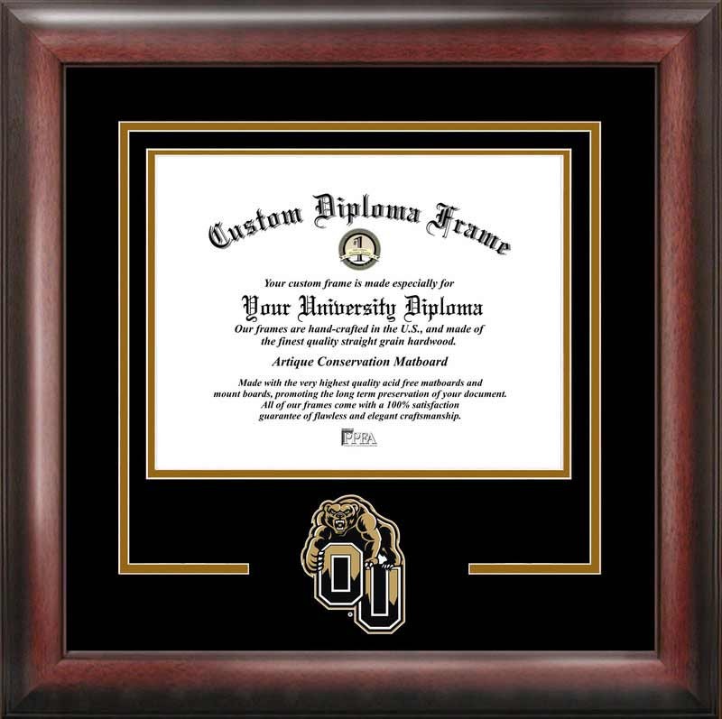 Picture of Campus Images MI984SD Oakland University Spirit Diploma Frame