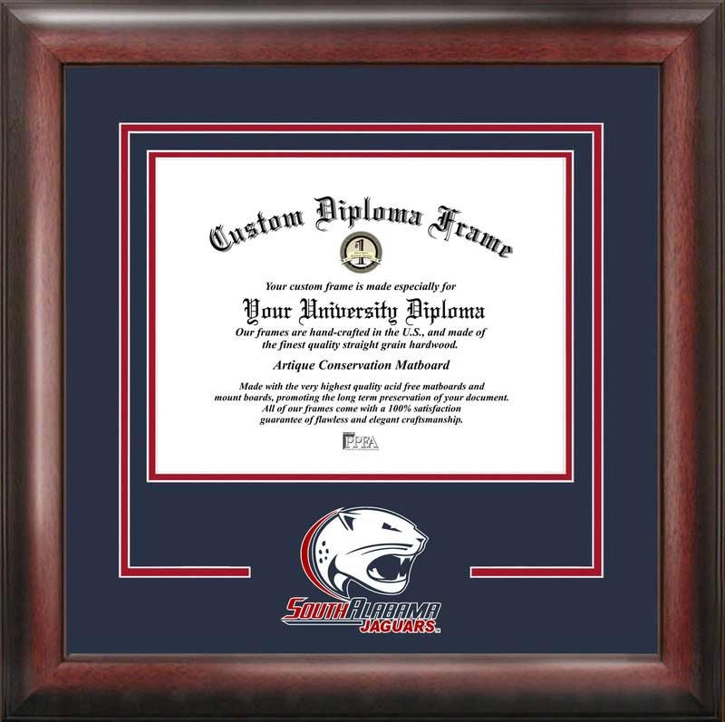 Picture of Campus Images AL991SD University of South Alabama Spirit Diploma Frame