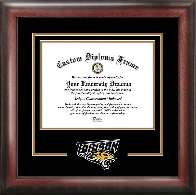 Picture of Campus Images MD999SD Towson University Spirit Diploma Frame