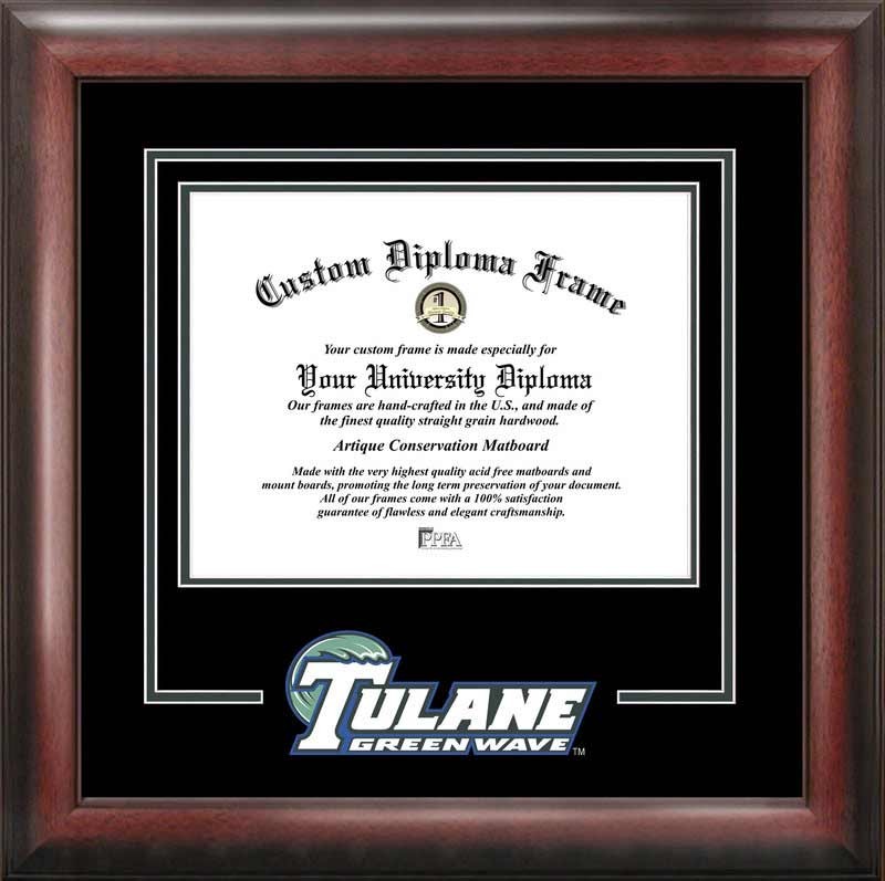 Picture of Campus Images LA995SD Tulane University Spirit Diploma Frame
