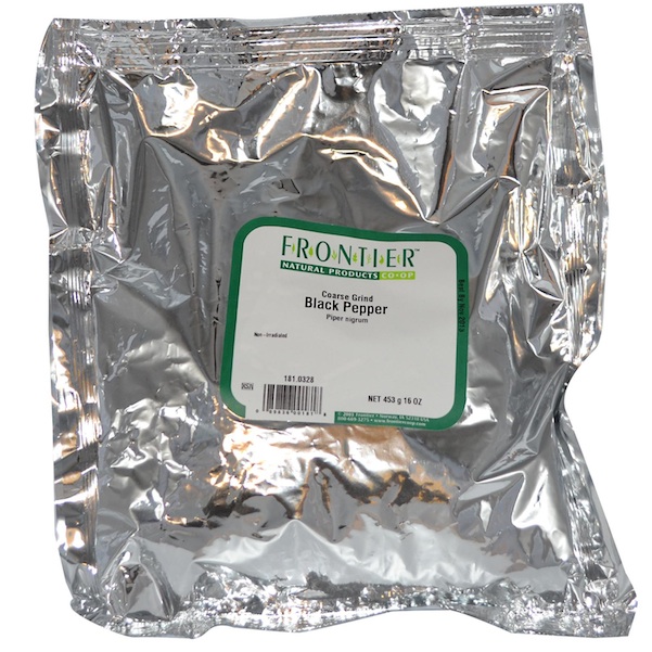 Picture of Frontier Natural Products BG13194 Frontier Pepper- Black Coarse - 1x1LB