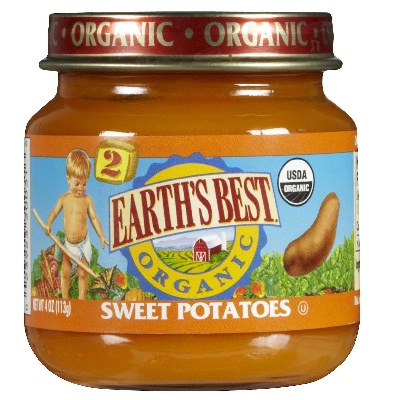 Picture of Earths Best Baby Foods BG12464 Earths Best Baby Foods Baby Sweet Potatoes - 12x4OZ