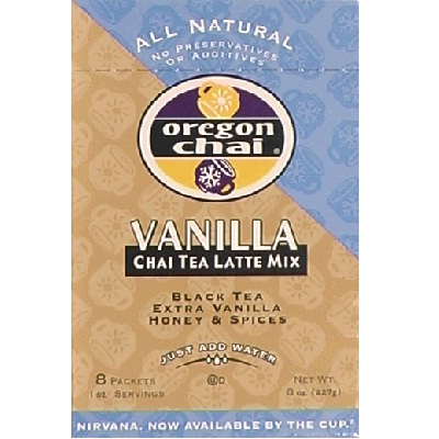 Picture of Oregon Chai BG16775 Oregon Chai Dry Mix Vanilla - 6x8 CT