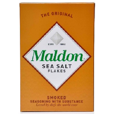 Picture of Maldon Crystal Salt Co BG15542 Maldon Crystal Salt Co Smoked Sea Slt Flks - 6x4.38OZ