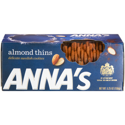Picture of Annas BG10253 Annas Swedish Almond Thins - 12x5.25OZ