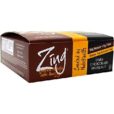 Picture of Zing BG19937 Zing Dark Chocolate Hazelnut Bar - 12x1.76OZ
