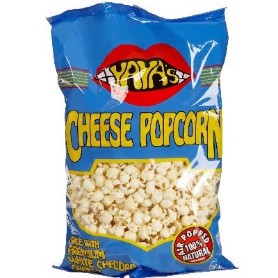 Picture of Yayas Outrageous Food BG19838 Yayas Outrageous Food Cheddar Cheese Air Pop - 12x6OZ