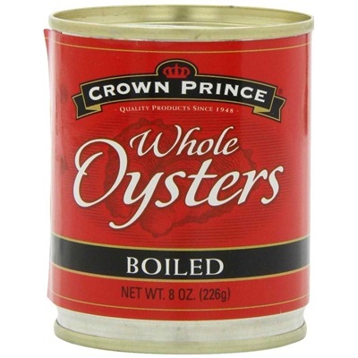 Picture of Crown Prince BG11739 Crown Prince Whole Boiled Oysters - 12x8OZ