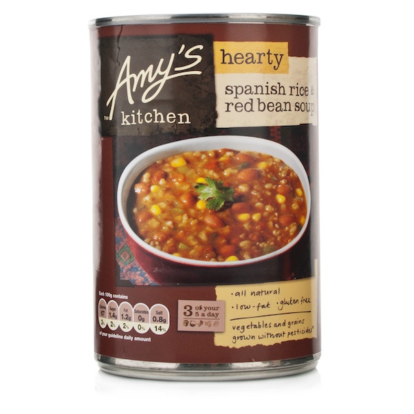 Picture of Amys BG10226 Amys Spanish Rice-Red Bean Soup - 12x14.7OZ