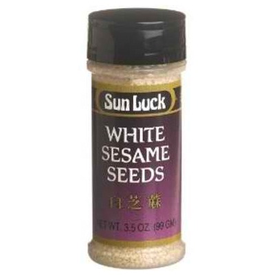 Picture of Sun Luck BG18628 Sun Luck Sesame Seeds Wht - 12x3.5OZ