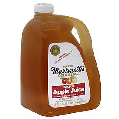 BG15630  Martinelli Apple Juice - 4x128OZ -  Martinellis