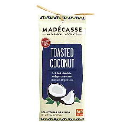 Picture of Madecasse BG15427 Madecasse Tst Coconut 63 percent DkChocolate - 10x2.64OZ