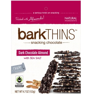 Picture of Bark Thins BG10682 Bark Thins Dark Chocolate Almond - 12x4.7OZ