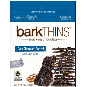 Picture of Bark Thins BG10683 Bark Thins Dark Chocolate Pretz - 12x4.7OZ