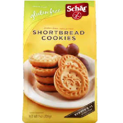 Picture of Schar BG17940 Schar Shortbread Cookies - 12x7OZ