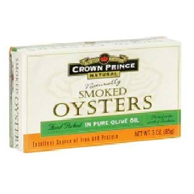 Picture of Crown Prince BG11734 Crown Prince Smoked Oysters with Oo - 18x3OZ