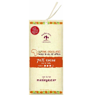 Picture of Madecasse BG15422 Madecasse 70 percent Cocoa Rich-Frty - 12x2.64OZ
