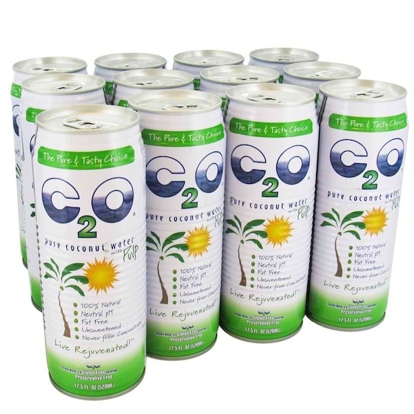 Picture of C2O BG11219 C2O Pure Coconut Water - 12x33.8OZ